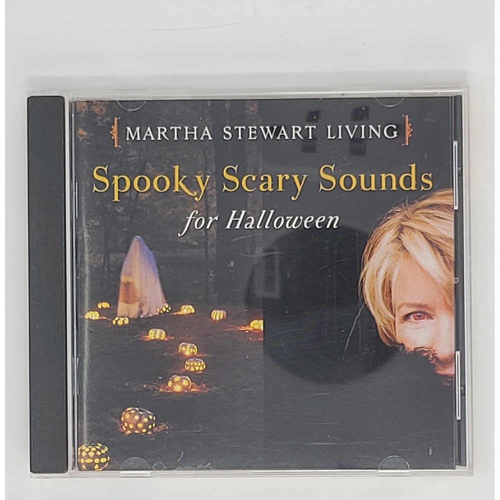 Martha Stewart Living Spooky Scary Sounds Halloween CD 2000 Rhino Effects Good